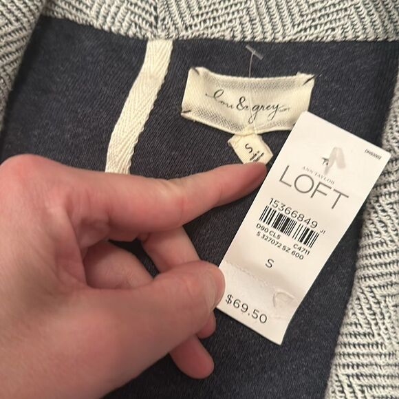 NWT Ann Taylor Loft Lou & Grey Open front Cardigan size small - Picture 2 of 4